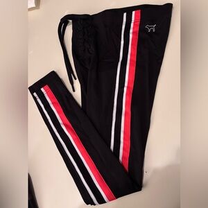 PINK Victoria’s Secret Ultimate Lace-Up Side Stripe Leggings XS